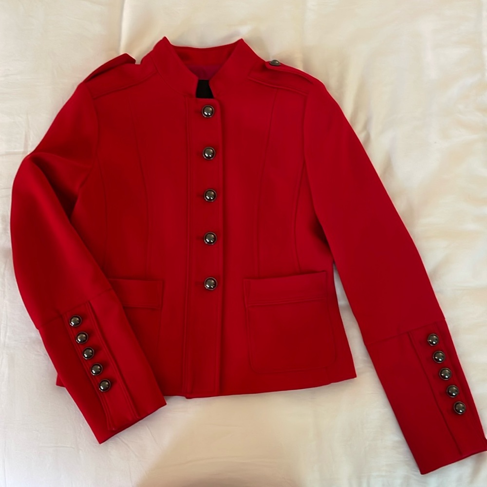 Women’s Banana Republic Jacket. Red. Size 0. Amazing condition.